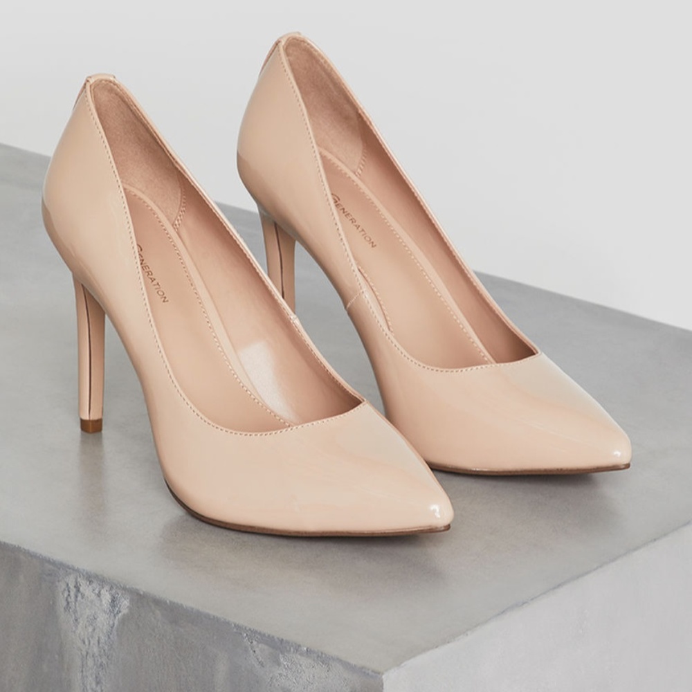 BCBGeneration Heidi Smooth Patent Leather Pump - Picture 3 of 14